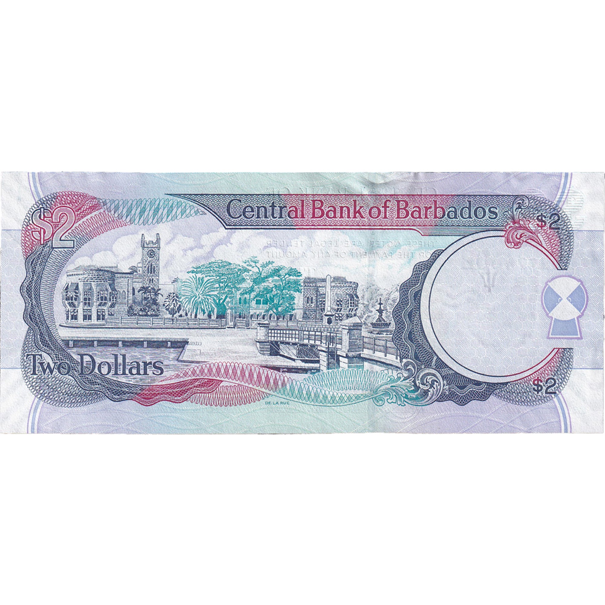 Banknote, Barbados, 2 Dollars, 2007, 2007-05-01, KM:66a, UNC(65-70)