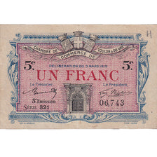 France, 1 Franc, Toulon,1917, 321 06743, AU(50-53)