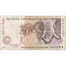 Banknote, South Africa, 20 Rand, 1999, KM:124b, EF(40-45)