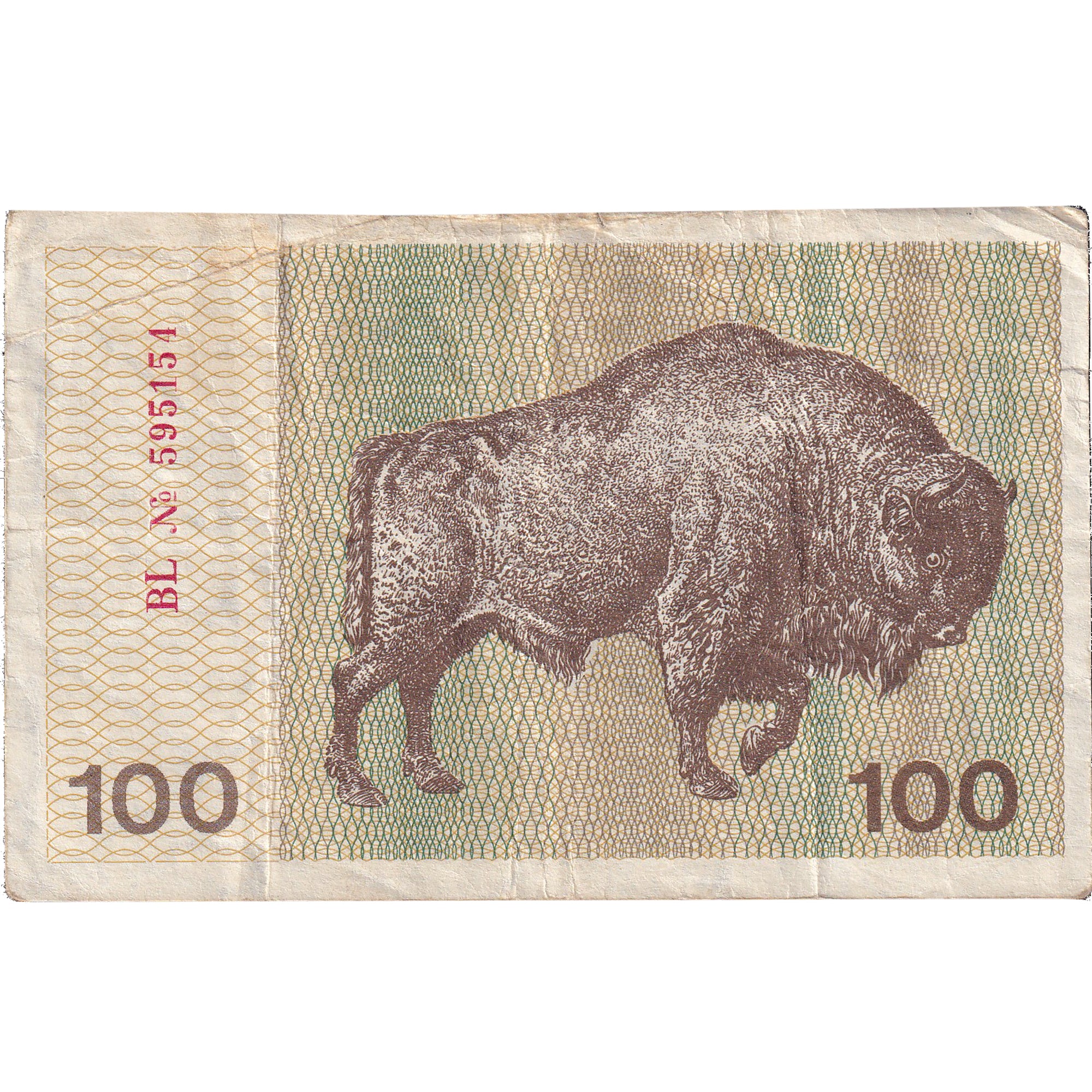 Banknote, Lithuania, 100 (Talonas), 1991, 1991, KM:38b, VF(30-35)