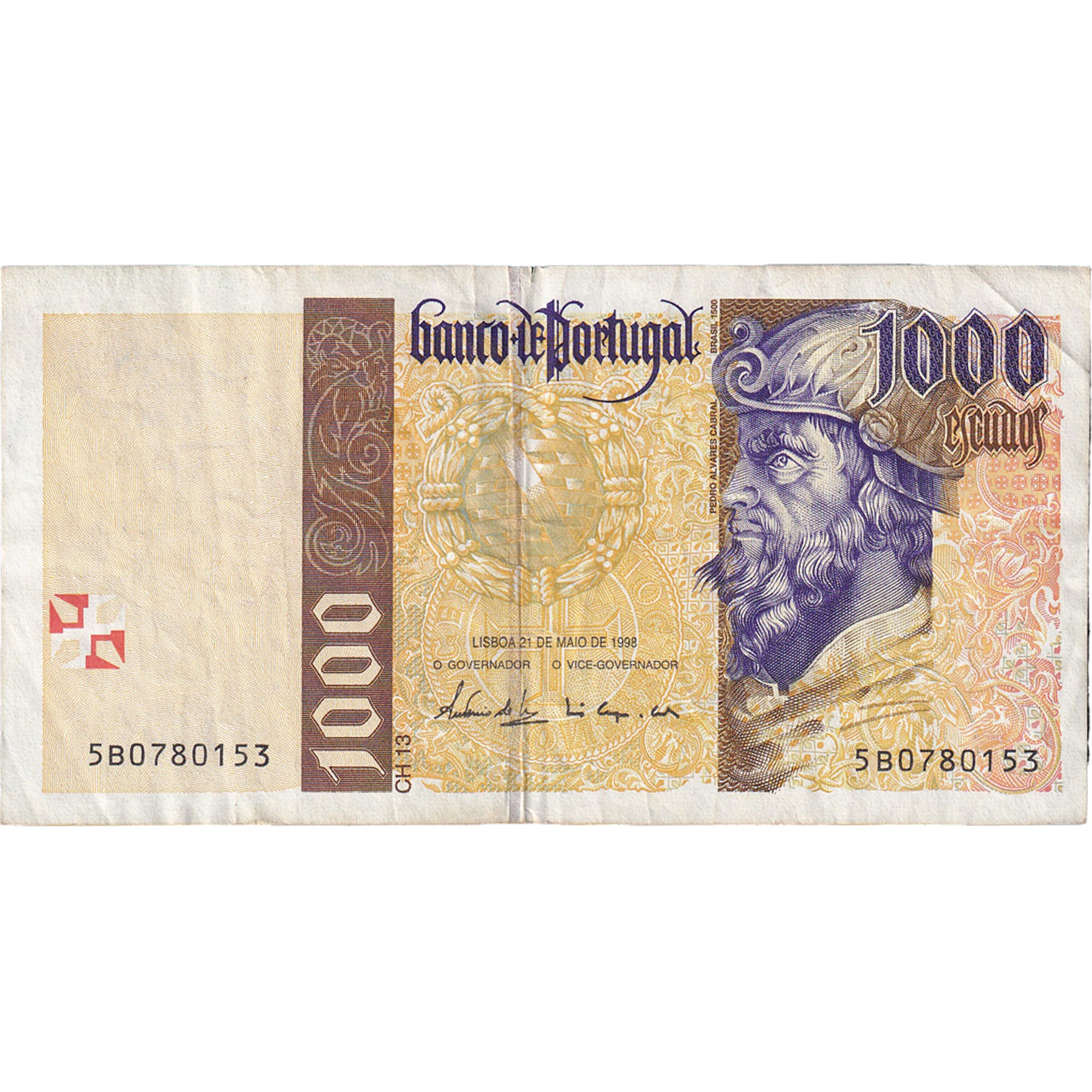 Billet, Portugal, 1000 Escudos, 1998, 1998-05-21, KM:188c, TTB