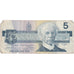 Geldschein, Kanada, 5 Dollars, 1986, Undated, KM:95a2, S