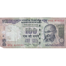 Geldschein, India, 100 Rupees, Undated (2007), KM:98c, S
