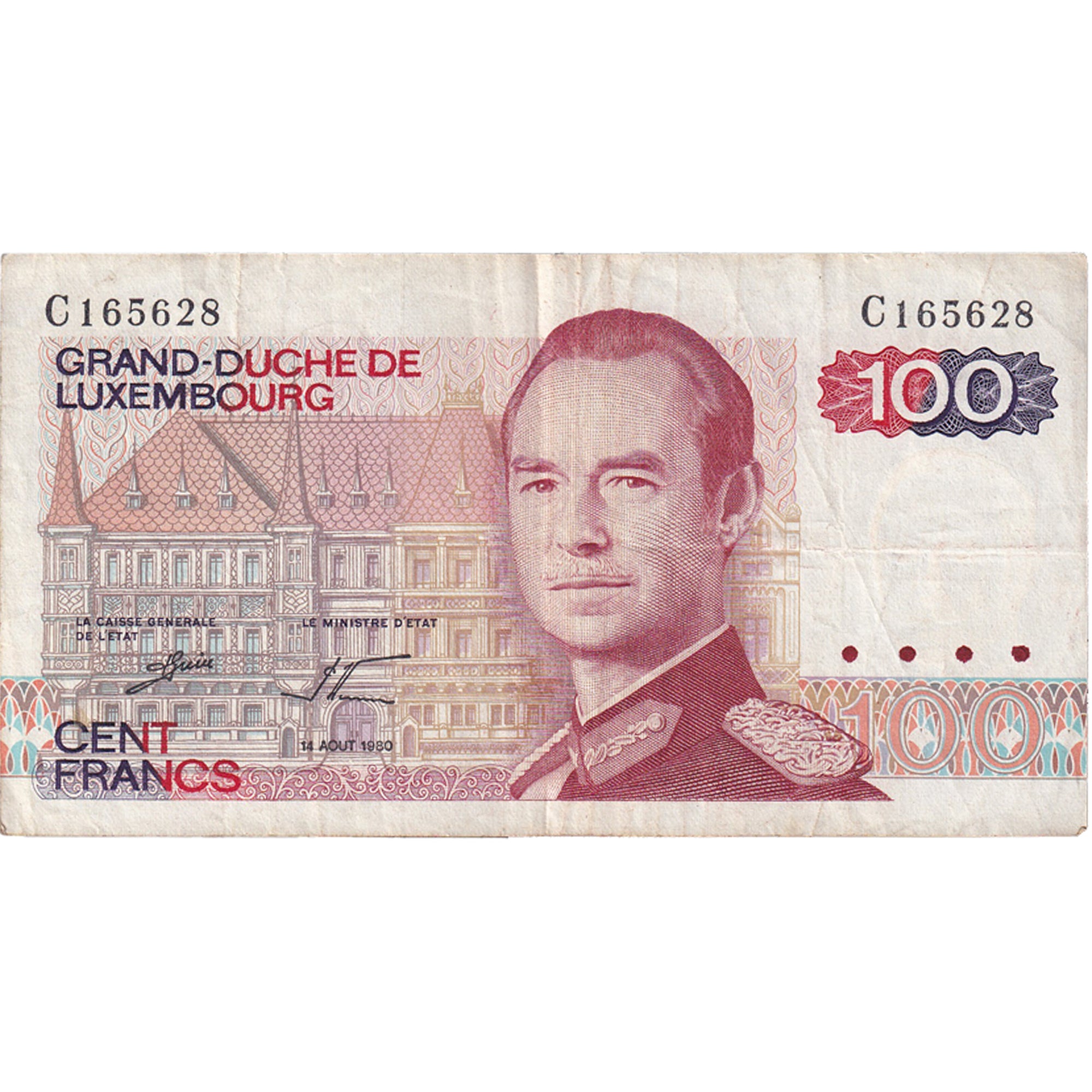 Banknote, Luxembourg, 100 Francs, Undated (1986), KM:58a, EF(40-45)