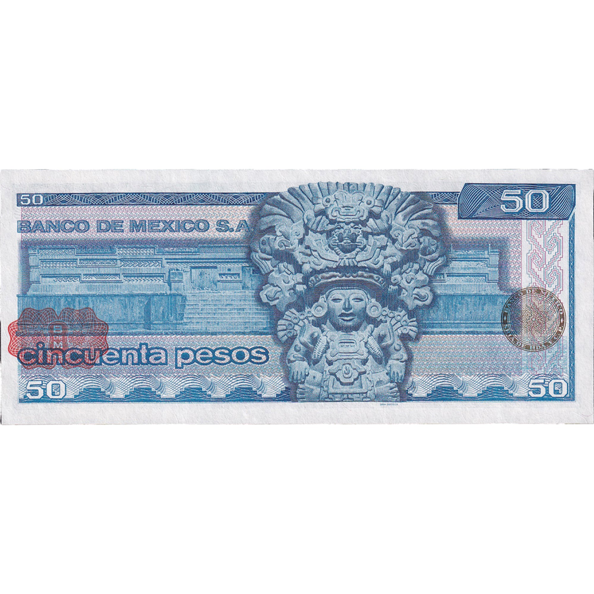 Billete, 50 Pesos, 1973, México, 1973-07-18, UNC