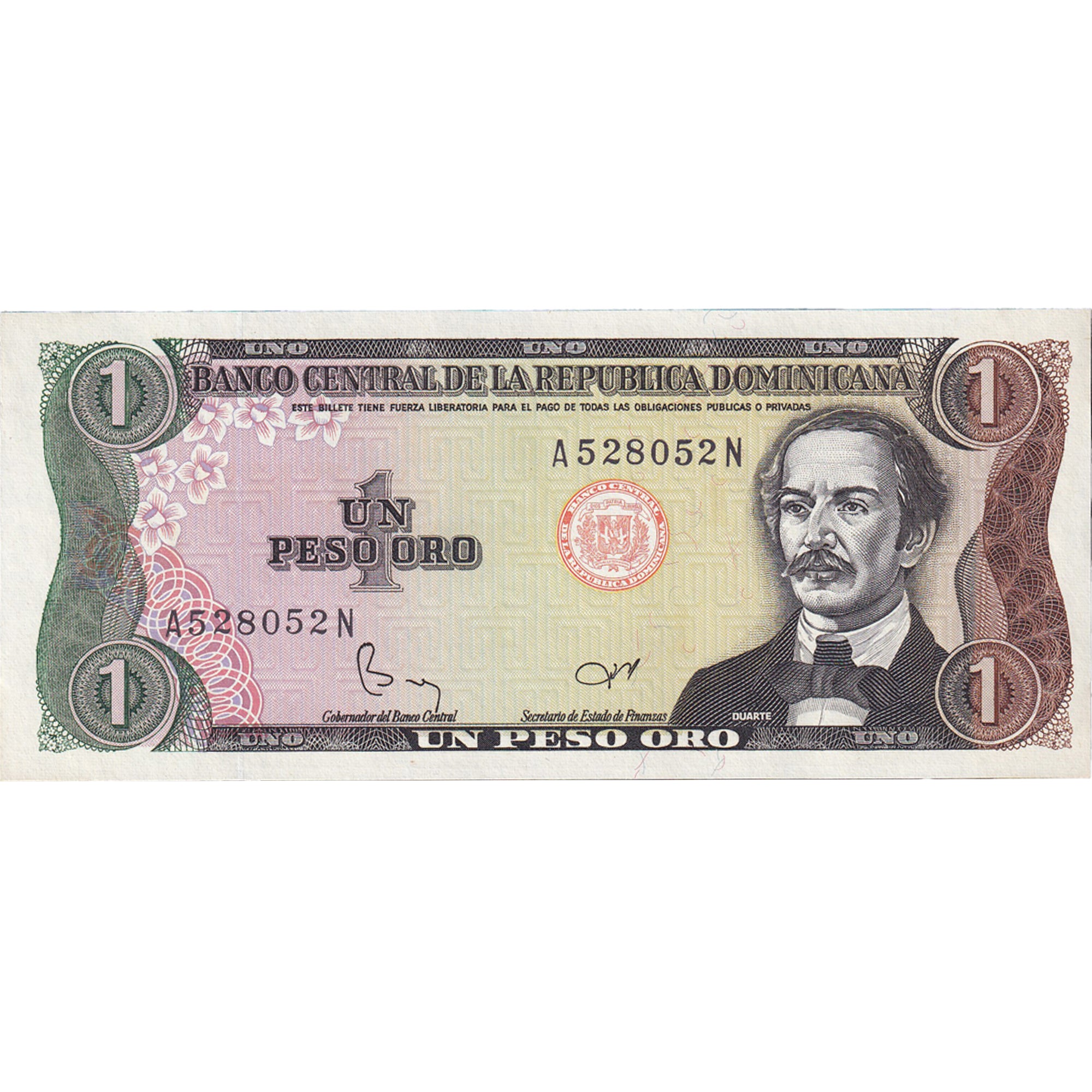 Banknote, Dominican Republic, 1 Peso Oro, 1984, 1984, KM:126a, UNC(65-70)