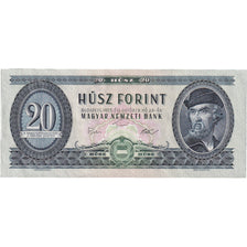 Banknote, Hungary, 20 Forint, 1975, 1975-10-28, UNC(65-70)