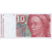 Nota, Suíça, 10 Franken, 1980, 1980, KM:53b, UNC(65-70)