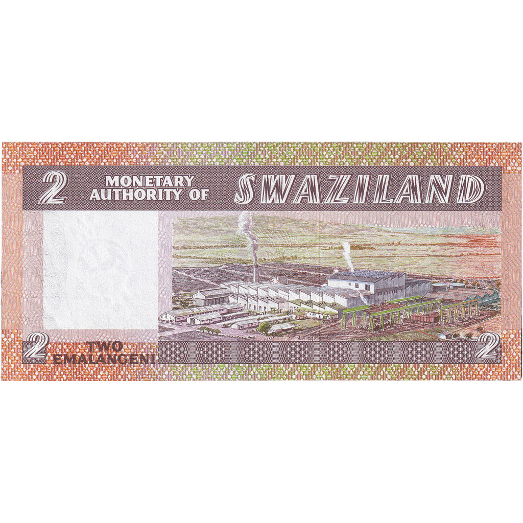 Billet, Eswatini, 2 Emalangeni, Undated (1974), Undated (1974), KM:2a, NEUF