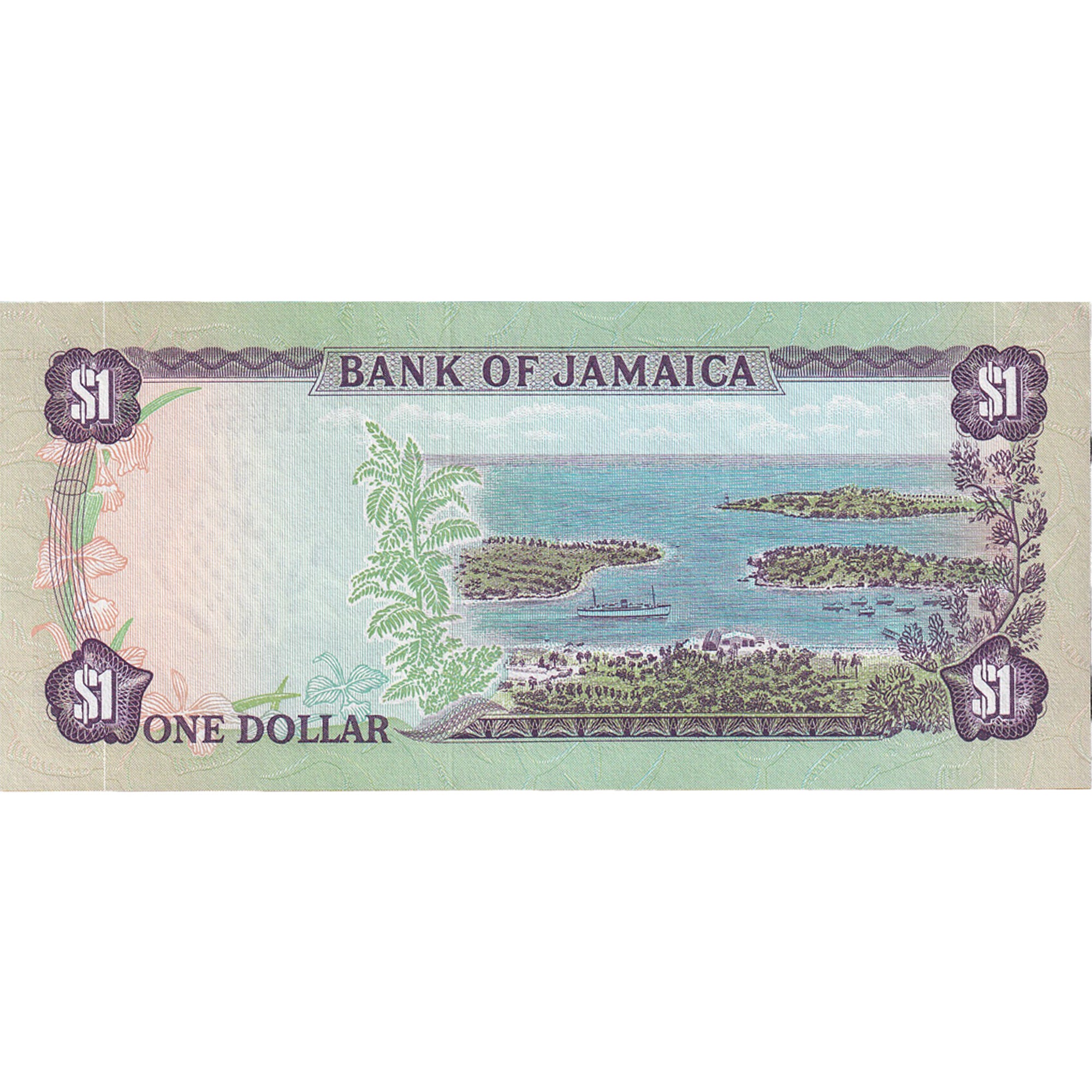 Banconote, Giamaica, 1 Dollar, KM:64b, FDS