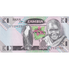 Billet, Zambie, 1 Kwacha, Undated (1980-88), Undated, KM:23b, NEUF