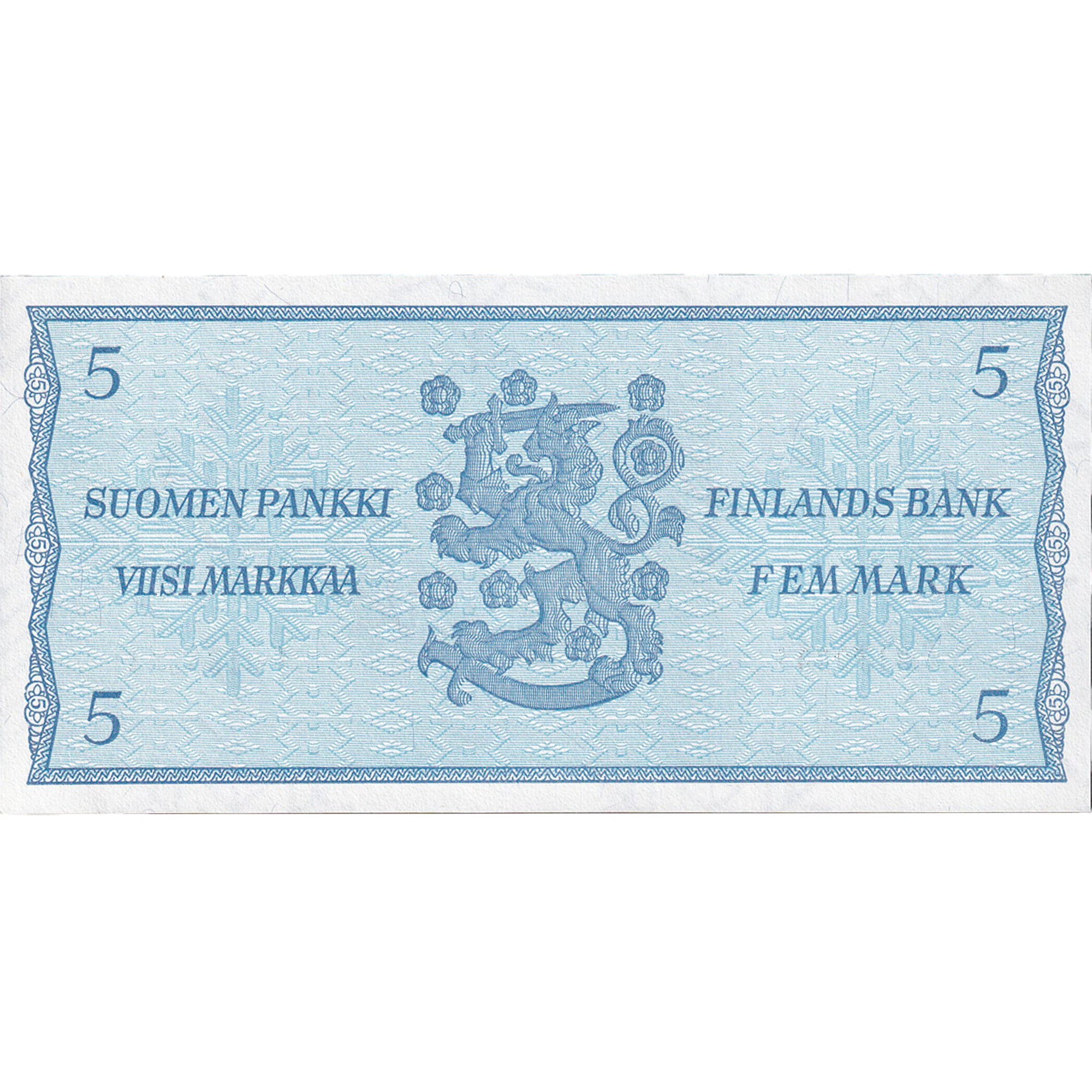 Banknote, Finland, 5 Markkaa, 1963, 1963-04-25, KM:99a, UNC(65-70)