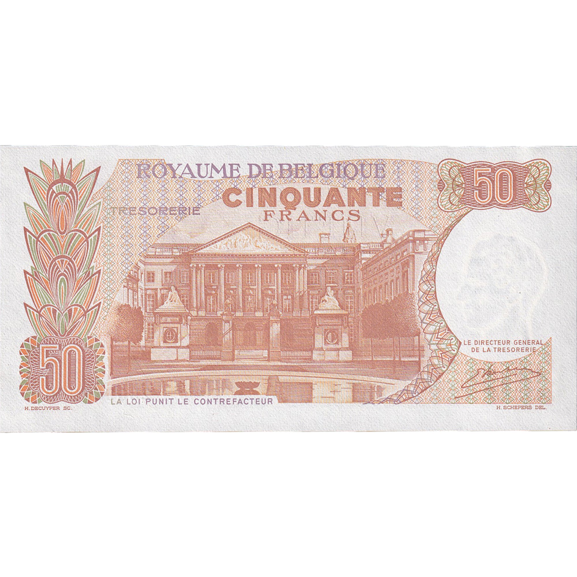 Banknote, Belgium, 50 Francs, 1966, 1966-05-16, KM:139, UNC(65-70)