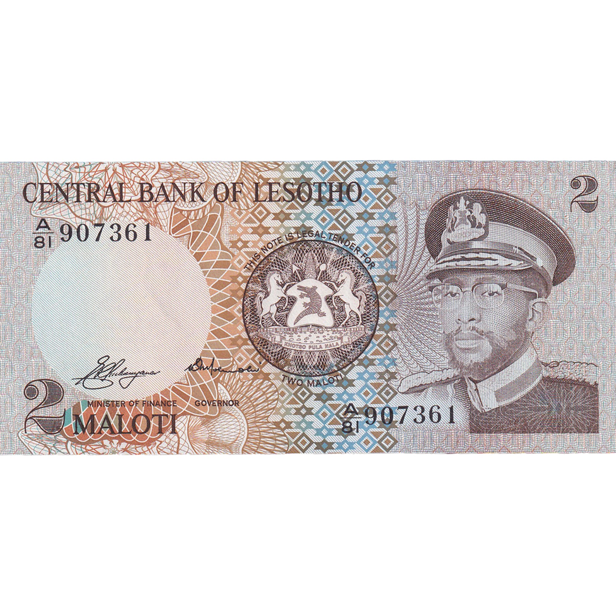 Banknote, Lesotho, 2 Maloti, 1984, KM:4b, UNC(65-70)