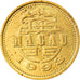 Moneta, Macau, 10 Avos, 1993, British Royal Mint, EF(40-45), Mosiądz, KM:70
