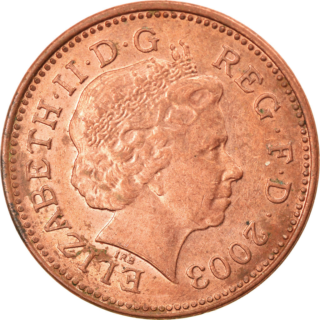 Münze, Großbritannien, Elizabeth II, Penny, 2003, VZ, Copper Plated Steel
