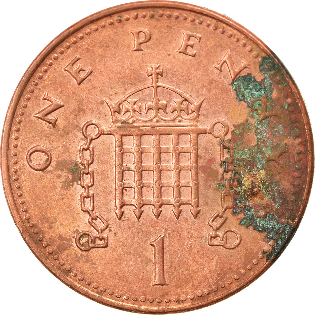 Münze, Großbritannien, Elizabeth II, Penny, 2003, VZ, Copper Plated Steel