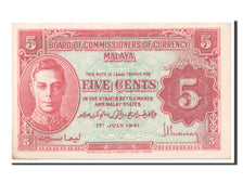 Malesia, 5 Cents, 1941, SPL-
