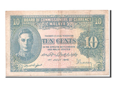 Malesia, 10 Cents, 1941, MB+