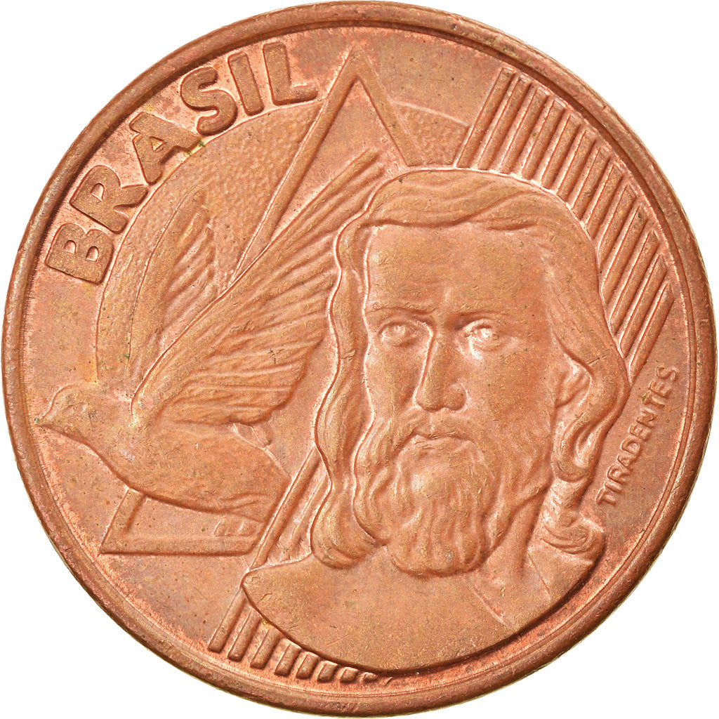 Münze, Brasilien, 5 Centavos, 2003, VZ, Copper Plated Steel, KM:648