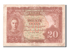Malesia, 20 Cents, 1941, MB+