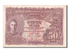 Malaya, 50 Cents, 1941, KM #10a, 1941-07-01, EF(40-45), A4.111729