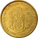 Moneta, Serbia, 2 Dinara, 2006, EF(40-45), Mosiądz niklowy, KM:46