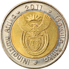 Monnaie, Afrique du Sud, 5 Rand, 2011, SUP, Bi-Metallic, KM:506