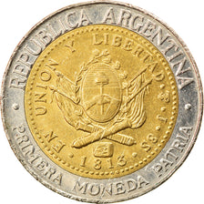 Coin, Argentina, Peso, 2007, AU(55-58), Bi-Metallic, KM:112.1