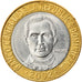 Monnaie, Dominican Republic, 5 Pesos, 2002, SUP, Bi-Metallic, KM:89