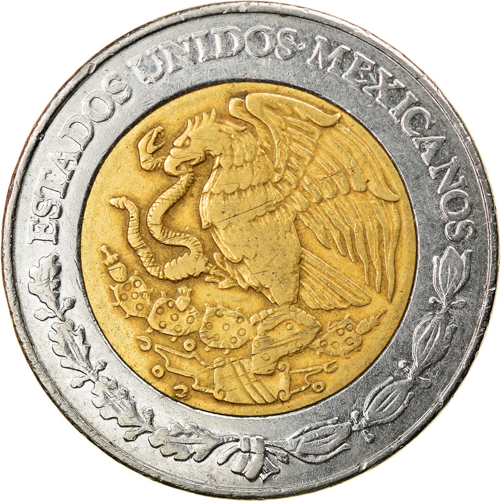 Moneta, Messico, 5 Pesos, 2003, Mexico City, BB, Bi-metallico, KM:605
