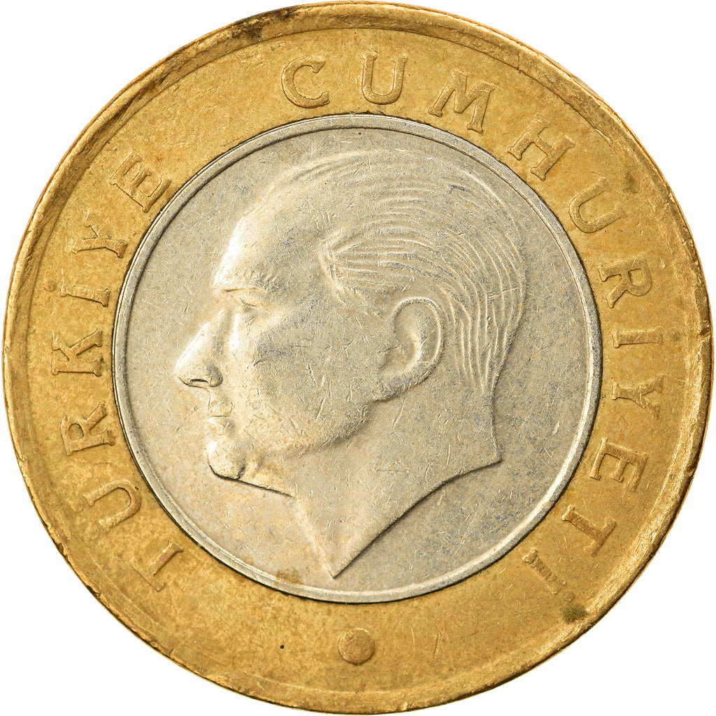 Monnaie, Turquie, Lira, 2012, TTB, Bi-Metallic, KM:1244