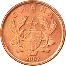 Münze, Ghana, Pesewa, 2007, VZ, Copper Plated Steel, KM:37