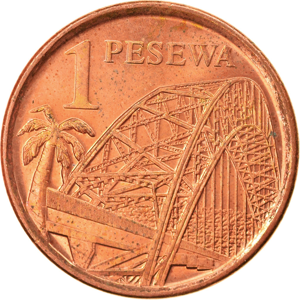 Münze, Ghana, Pesewa, 2007, VZ, Copper Plated Steel, KM:37