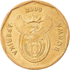Moneda, Sudáfrica, 20 Cents, 2000, Pretoria, MBC, Bronce chapado en acero