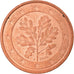 Federale Duitse Republiek, 2 Euro Cent, 2005, ZF, Copper Plated Steel, KM:208