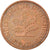 Coin, GERMANY - FEDERAL REPUBLIC, 2 Pfennig, 1979, Karlsruhe, EF(40-45), Copper