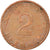 Coin, GERMANY - FEDERAL REPUBLIC, 2 Pfennig, 1979, Karlsruhe, EF(40-45), Copper