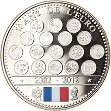 France, Medal, L'Europe des XXVII, 10 Ans de l'Euro, Politics, 2012, MS(65-70)