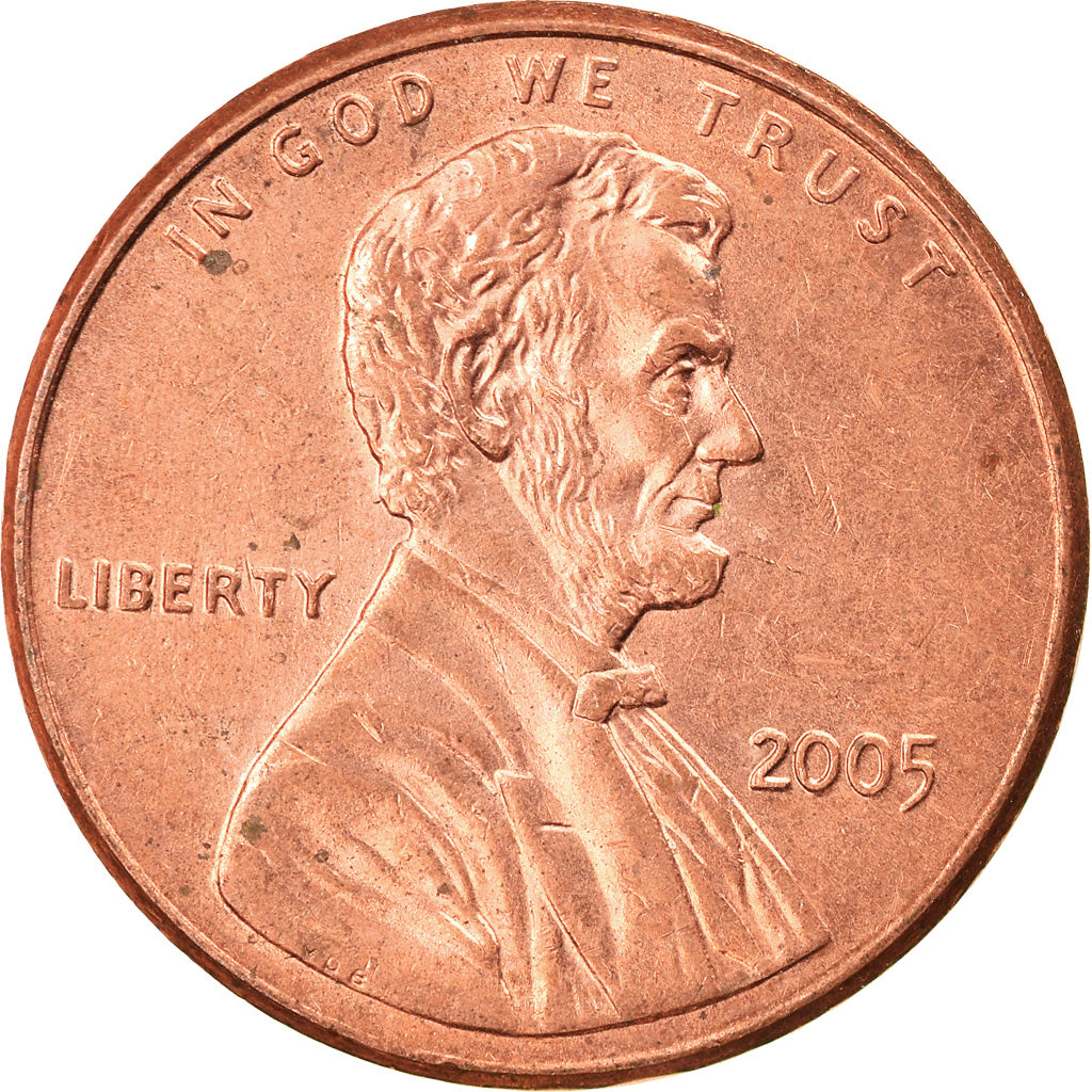 Moeda, Estados Unidos da América, Lincoln Cent, Cent, 2005, U.S. Mint