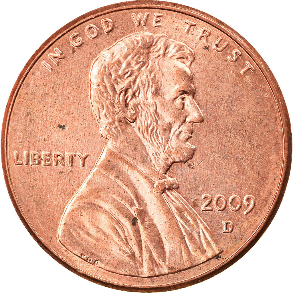 Moneta, Stati Uniti, Lincoln Cent, Cent, 2009, U.S. Mint, Dahlonega, SPL-, Zinco