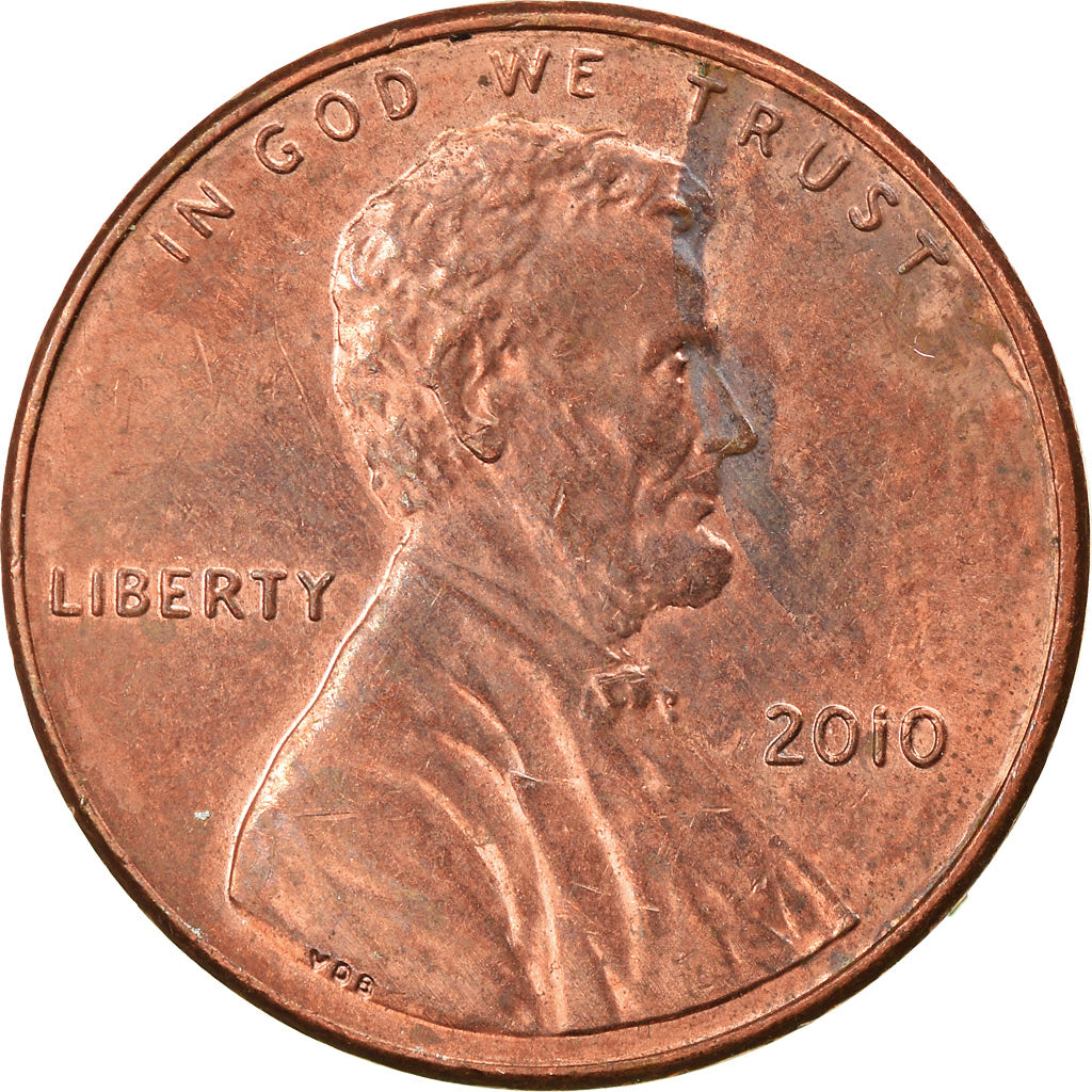 Moneta, Stati Uniti, Lincoln - Shield Reverse, Cent, 2010, U.S. Mint