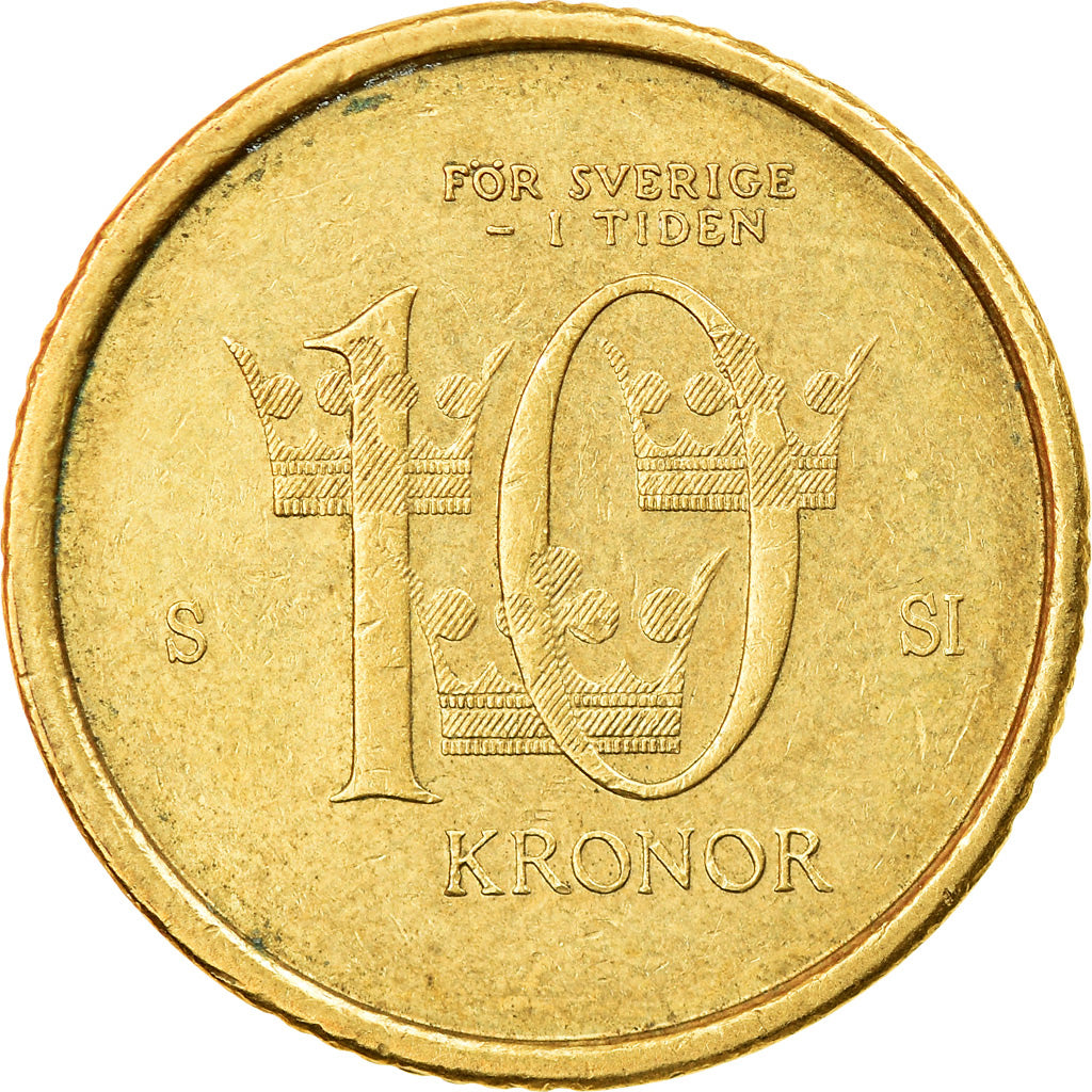 Coin, Sweden, Carl XVI Gustaf, 10 Kronor, 2008, Eskilstuna, EF(40-45)