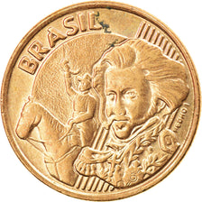 Moeda, Brasil, 10 Centavos, 2011, AU(55-58), Aço Cromado a Bronze, KM:649.2
