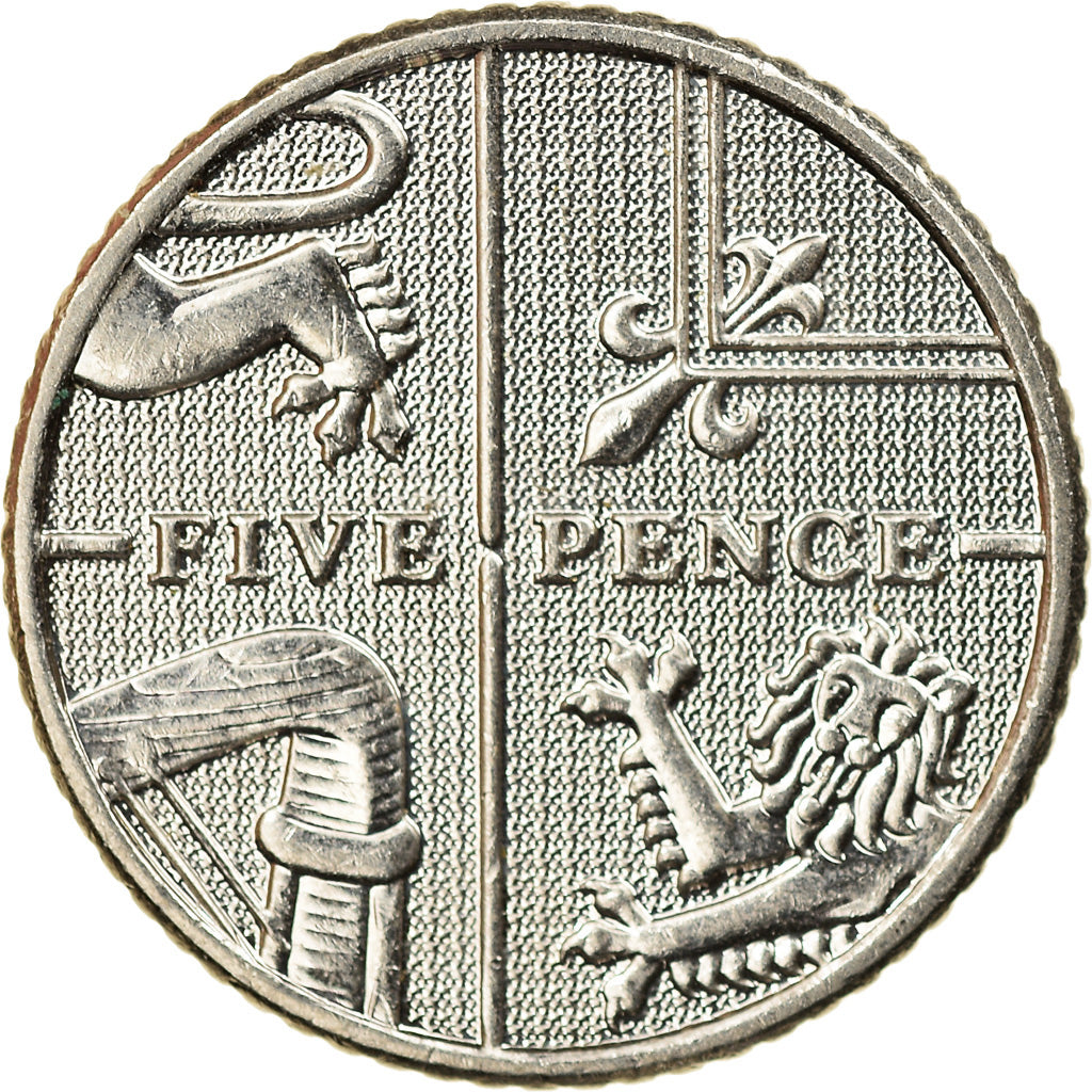 Monnaie, Grande-Bretagne, Elizabeth II, 5 Pence, 2011, British Royal Mint, SUP