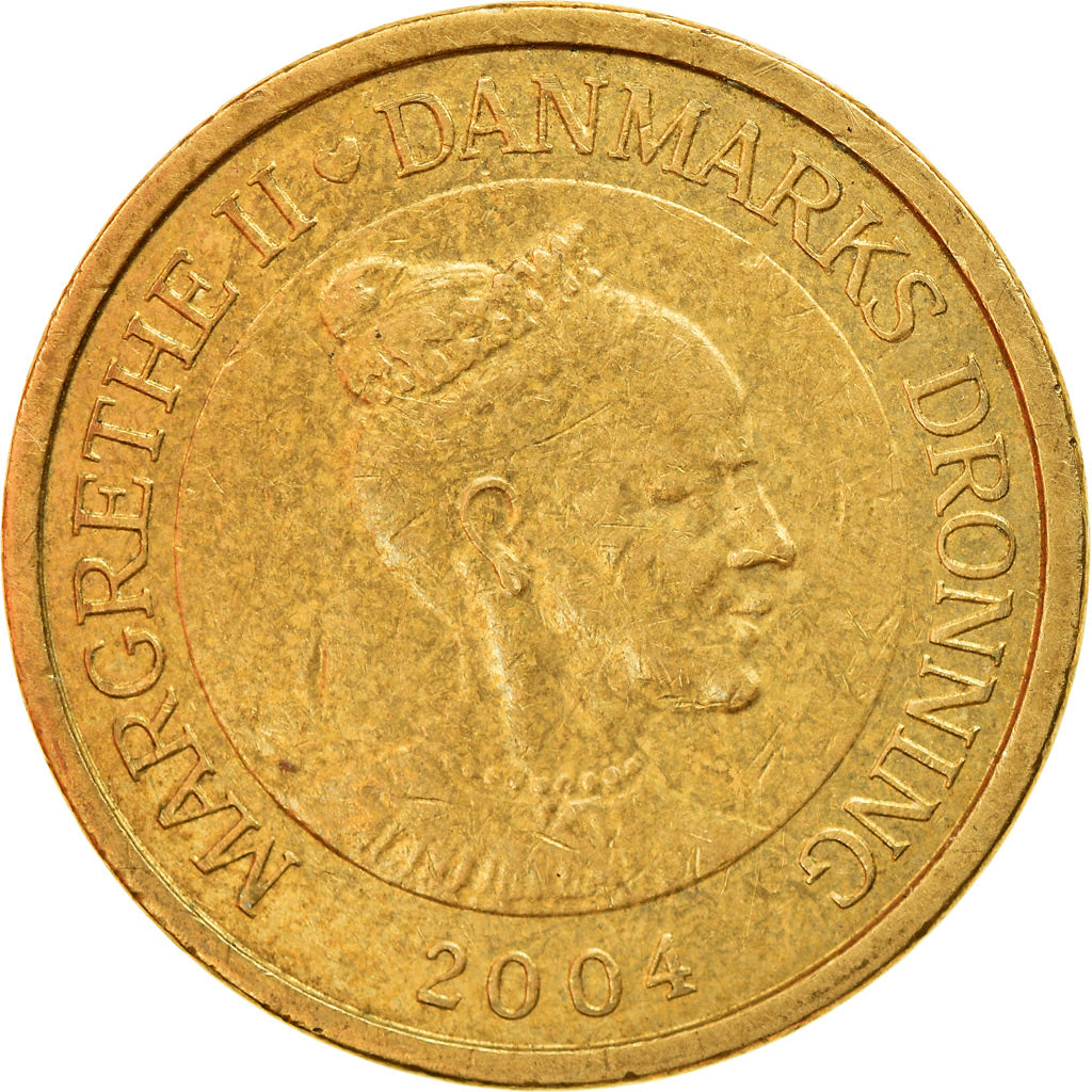 Monnaie, Danemark, Margrethe II, 10 Kroner, 2004, Copenhagen, TTB