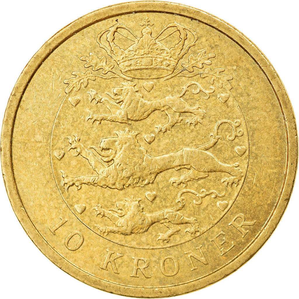 Monnaie, Danemark, Margrethe II, 10 Kroner, 2004, Copenhagen, TTB