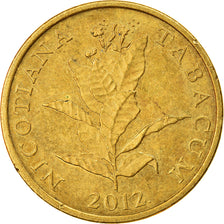 Coin, Croatia, 10 Lipa, 2012, EF(40-45), Brass plated steel, KM:16