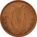 Monnaie, IRELAND REPUBLIC, Penny, 1992, TTB, Copper Plated Steel, KM:20a