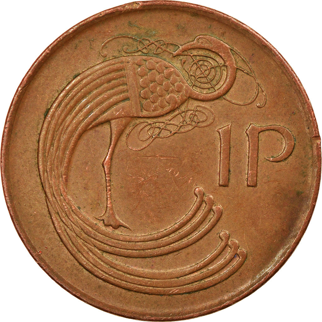 Monnaie, IRELAND REPUBLIC, Penny, 1992, TTB, Copper Plated Steel, KM:20a